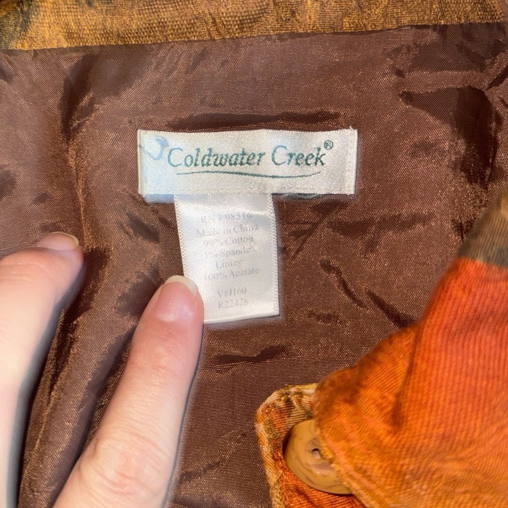 Coldwater Creek Multicolor Patchwork Jacket - image 4